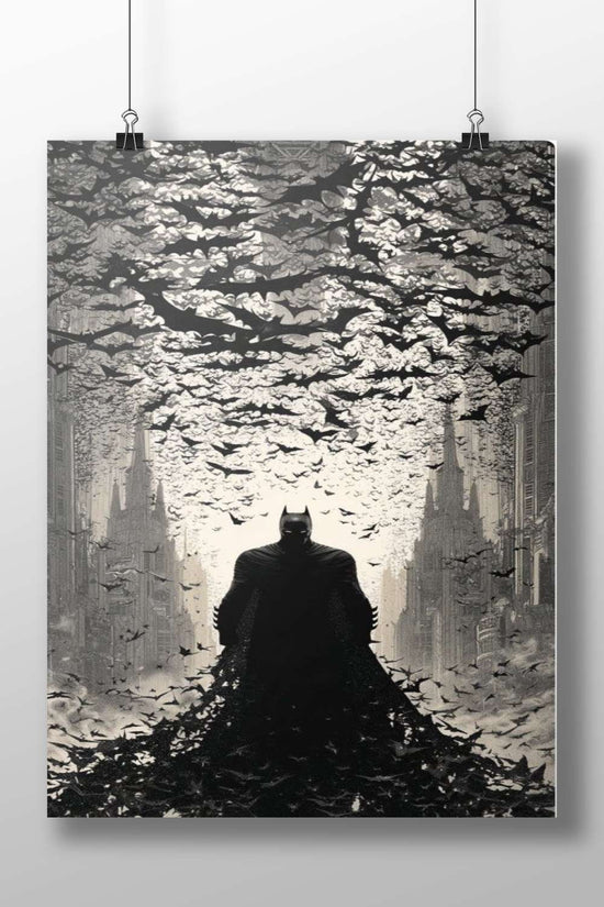Batman (DC Comics) Main Subject: Batman (DC Comics) Matte BoizzBoard rigid print — Superhero wall art India | PosterBoizz