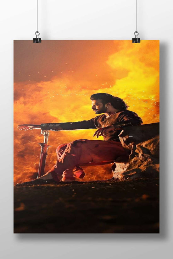 Baahubali Main Subject: Baahubali Matte BoizzBoard rigid print — Bollywood wall art India | PosterBoizz