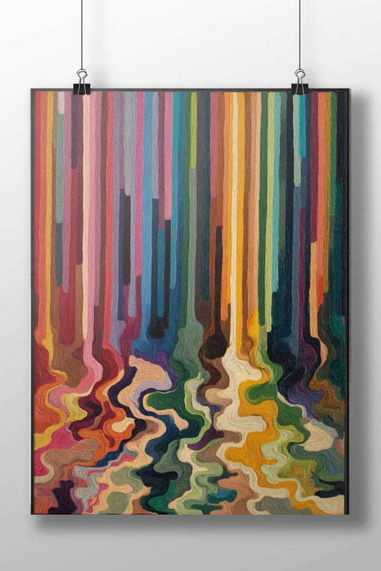 Mid-Century Modern (Color Field Movement Era) Matte BoizzBoard rigid print — Art wall art India | PosterBoizz