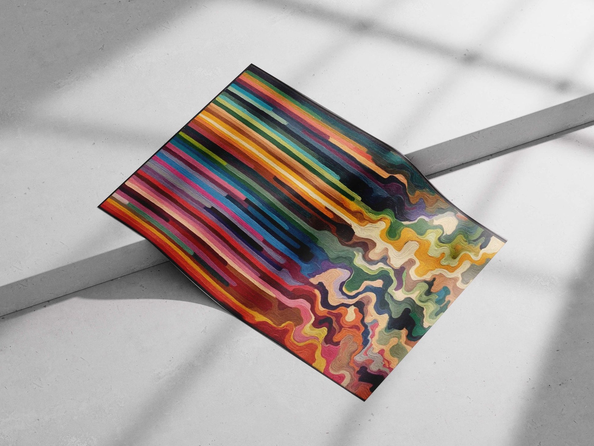 Mid-Century Modern (Color Field Movement Era) Matte poster print — Art wall art India | PosterBoizz