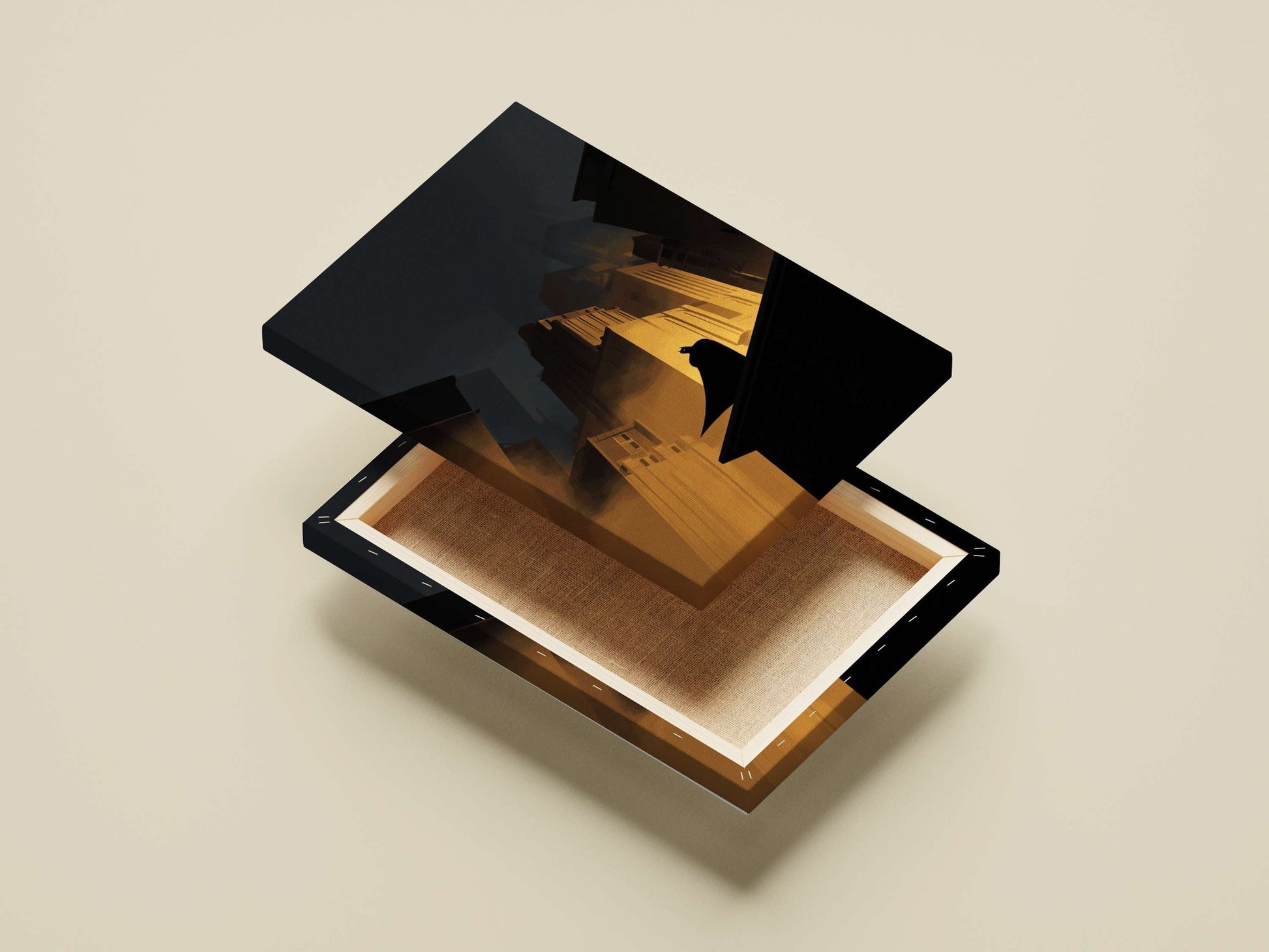 Batman (DC Comics) Main Subject: Batman (DC Comics) Canvas wall art — Superhero wall art India | PosterBoizz