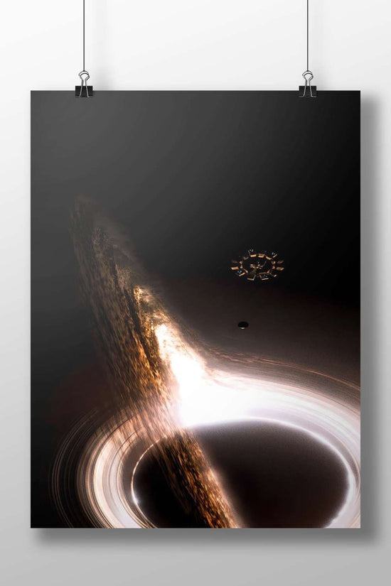 International Space Station (ISS) Main Subject: International Space Station (ISS) Matte BoizzBoard rigid print — Art wall