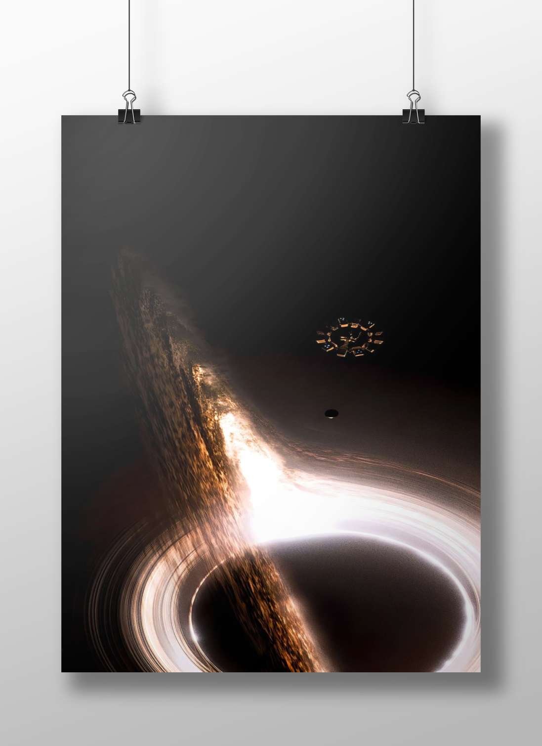 Death Star (Star Wars franchise) Main Subject: Death Star (Star Wars franchise) Matte BoizzBoard rigid print — Superhero