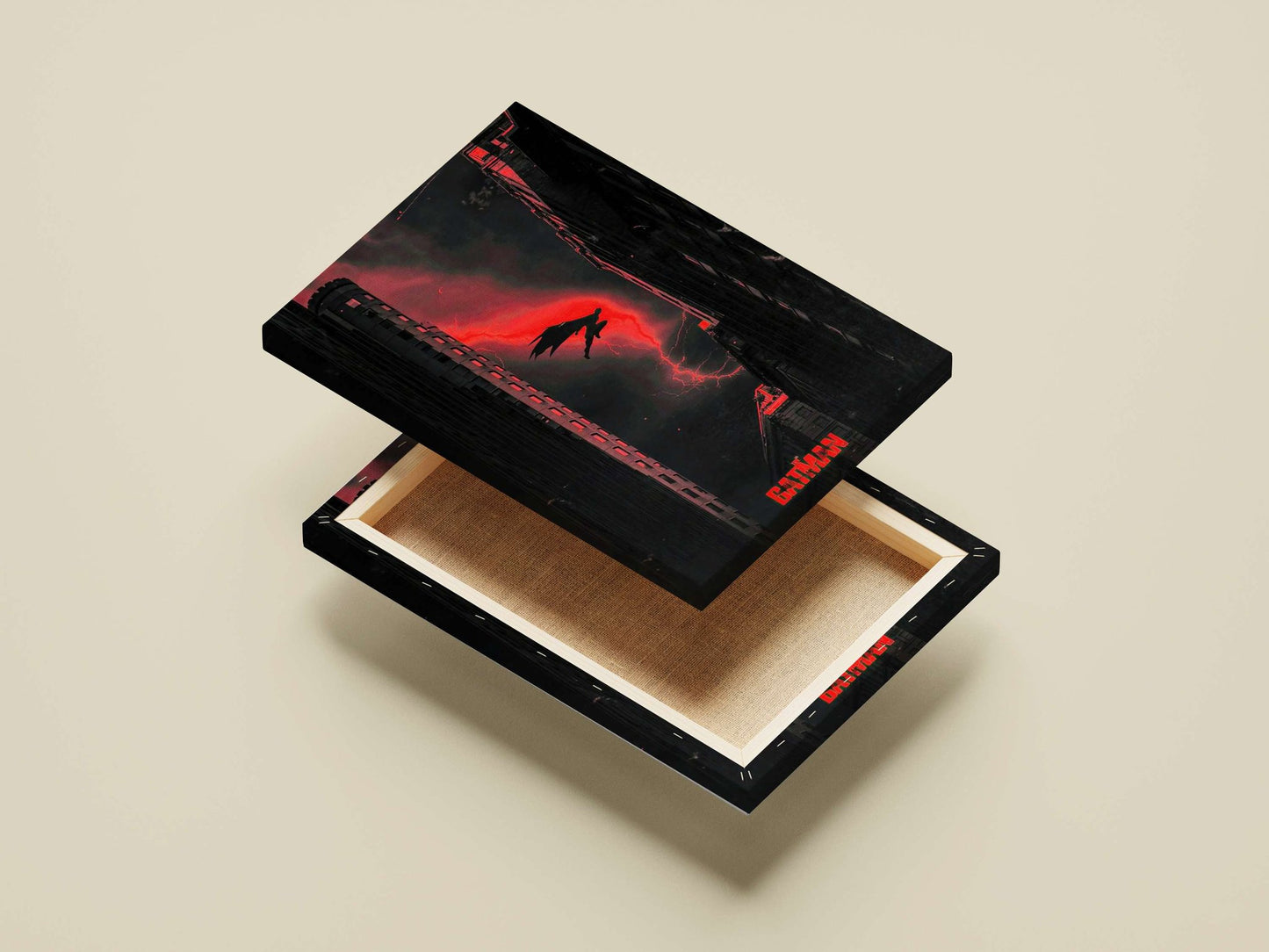 Batman (from "The Batman" franchise) Main Subject: Batman (from "The Batman" franchise) Canvas wall art — Superhero wall art