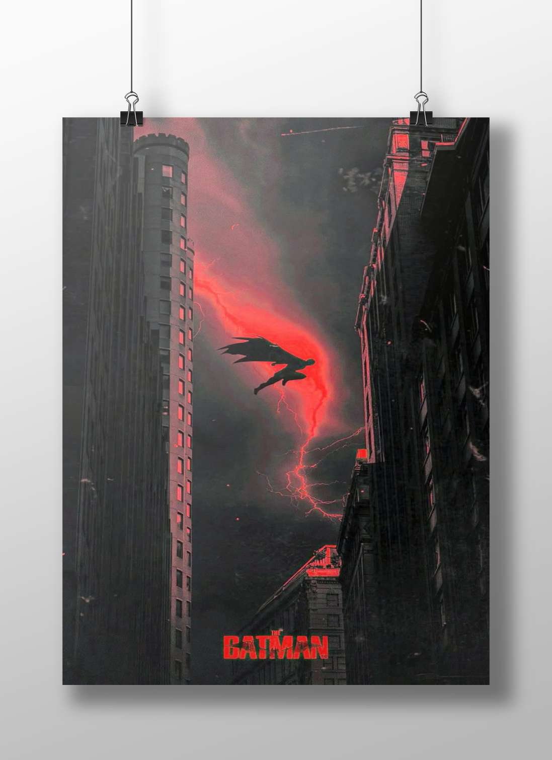 Batman (from "The Batman" franchise) Main Subject: Batman (from "The Batman" franchise) Matte BoizzBoard rigid print —