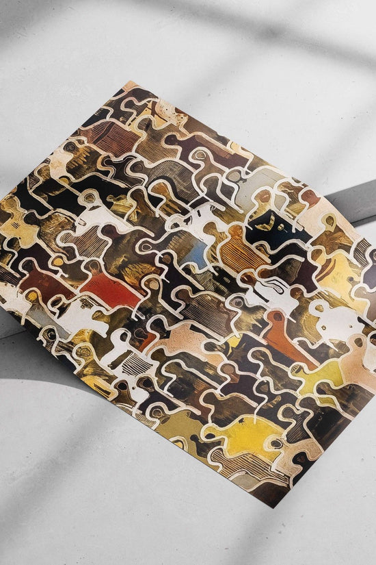 [None] Mid-20th Century Modern (Abstract Expressionism) Matte poster print — Art wall art India | PosterBoizz