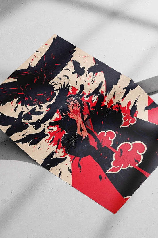 Itachi Uchiha (Naruto franchise) Main Subject: Itachi Uchiha (Naruto franchise) Matte poster print — Anime wall art India |