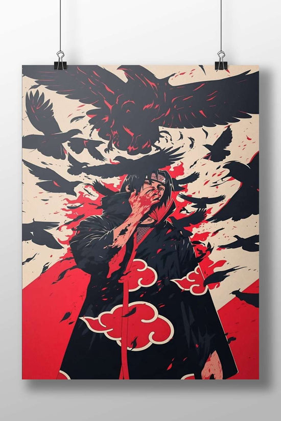 Itachi Uchiha (Naruto franchise) Main Subject: Itachi Uchiha (Naruto franchise) Matte BoizzBoard rigid print — Anime wall