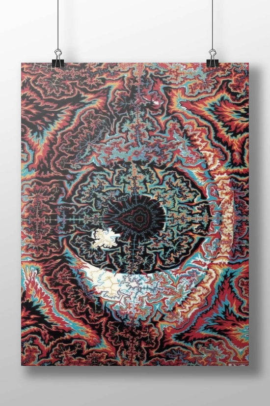 Mandala Radhe Krishna - Divine Love Poster