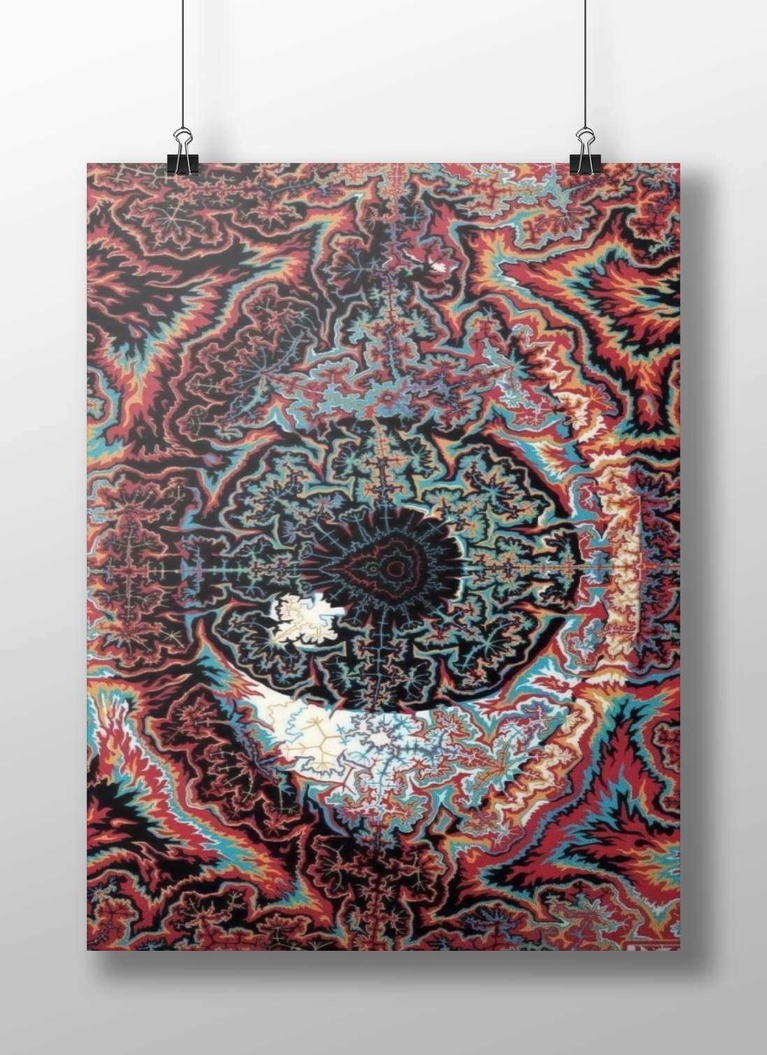 Mandala Radhe Krishna - Divine Love Poster