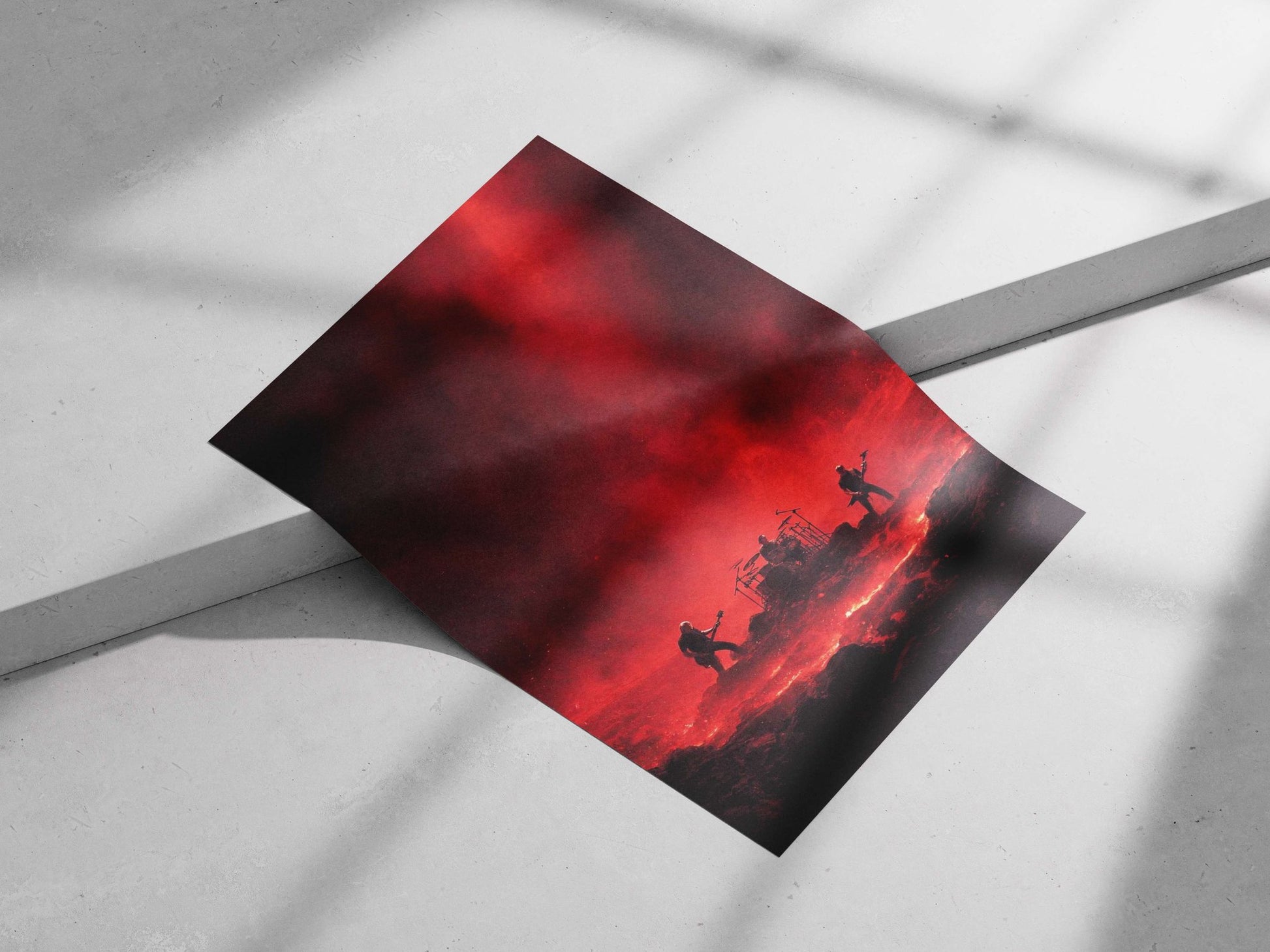Metallica Main Subject: Metallica Matte poster print — Music wall art India | PosterBoizz