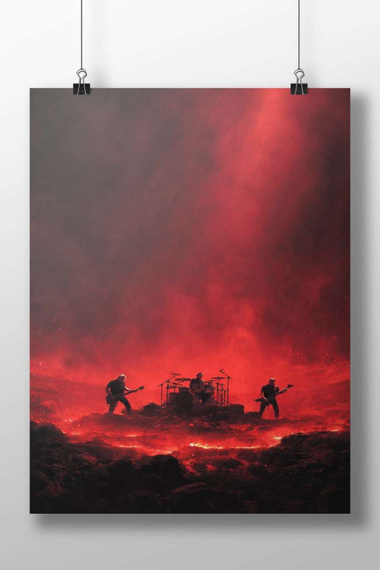 Metallica Main Subject: Metallica Matte BoizzBoard rigid print — Music wall art India | PosterBoizz