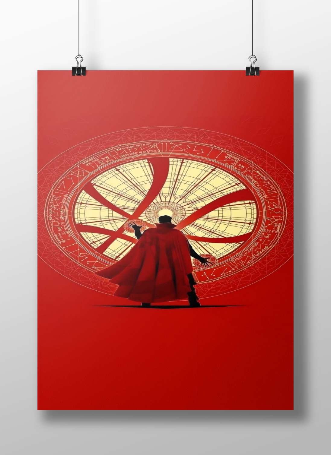 Doctor Strange (Marvel) Main Subject: Doctor Strange (Marvel) Matte BoizzBoard rigid print — Superhero wall art India |