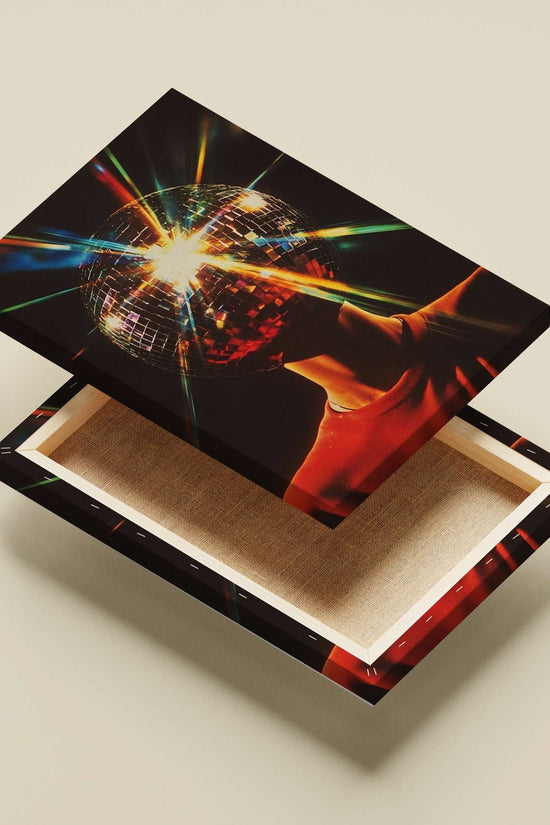 Disco Ball Main Subject: Disco Ball Canvas wall art — Art wall art India | PosterBoizz
