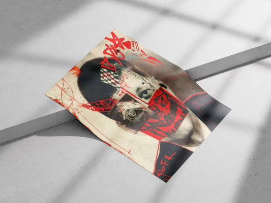 Human face (fragmented collage) Shri Rama - Epical Legend Poster