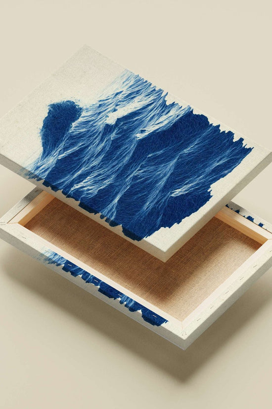 Ocean Wave Main Subject: Ocean Wave Canvas wall art — Art wall art India | PosterBoizz