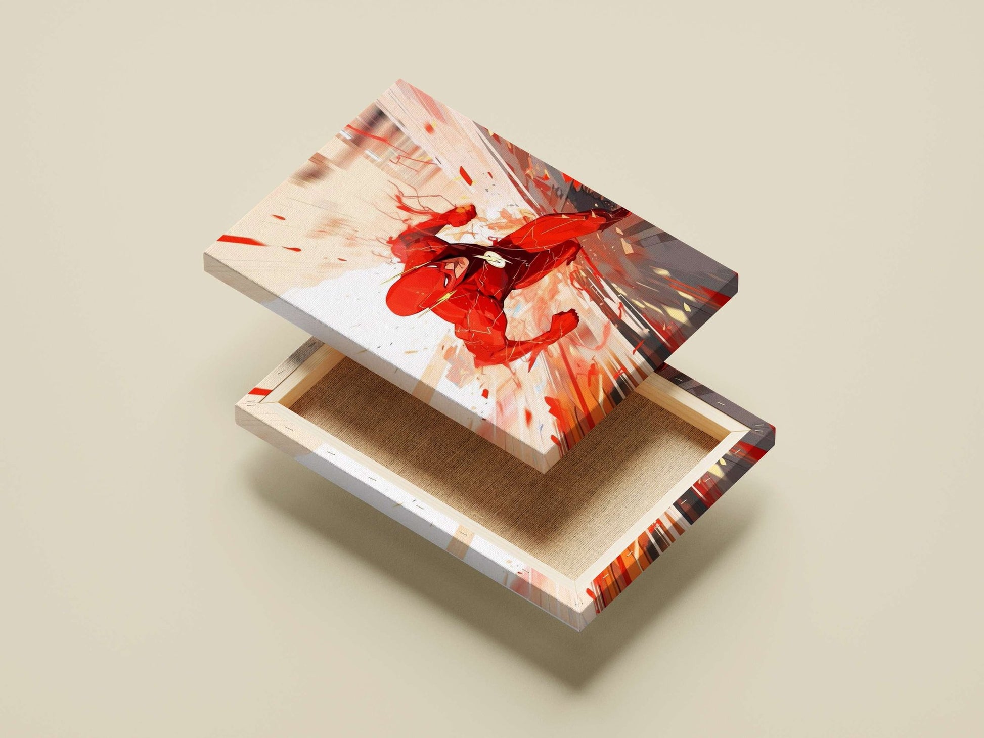 The Flash Main Subject: The Flash Canvas wall art — Superhero wall art India | PosterBoizz