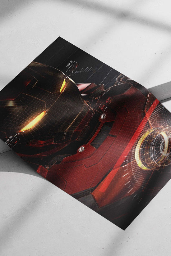 Iron Man (Marvel's Avengers franchise) Main Subject: Iron Man (Marvel's Avengers franchise) Matte poster print — Superhero