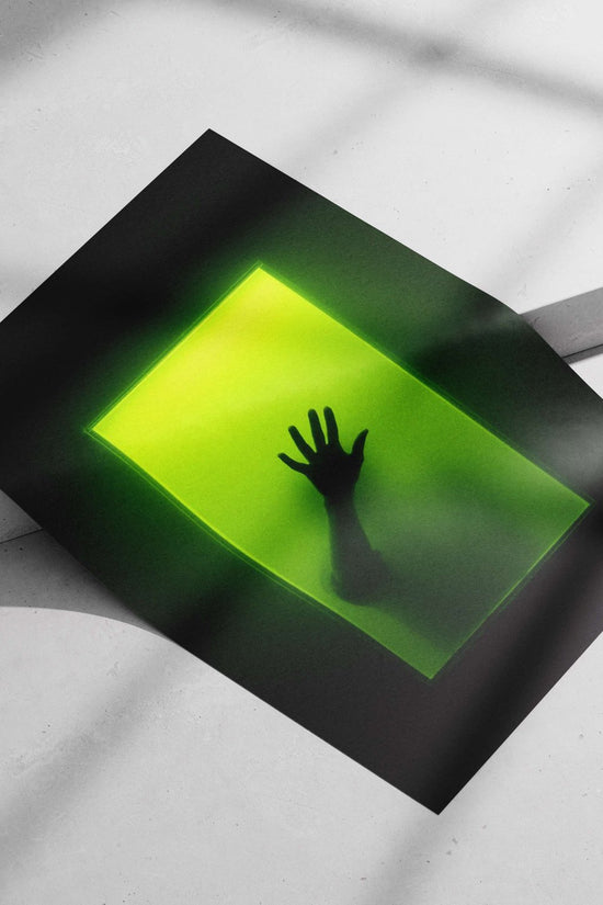 Human Hand Silhouette Main Subject: Human Hand Silhouette Matte poster print — Art wall art India | PosterBoizz