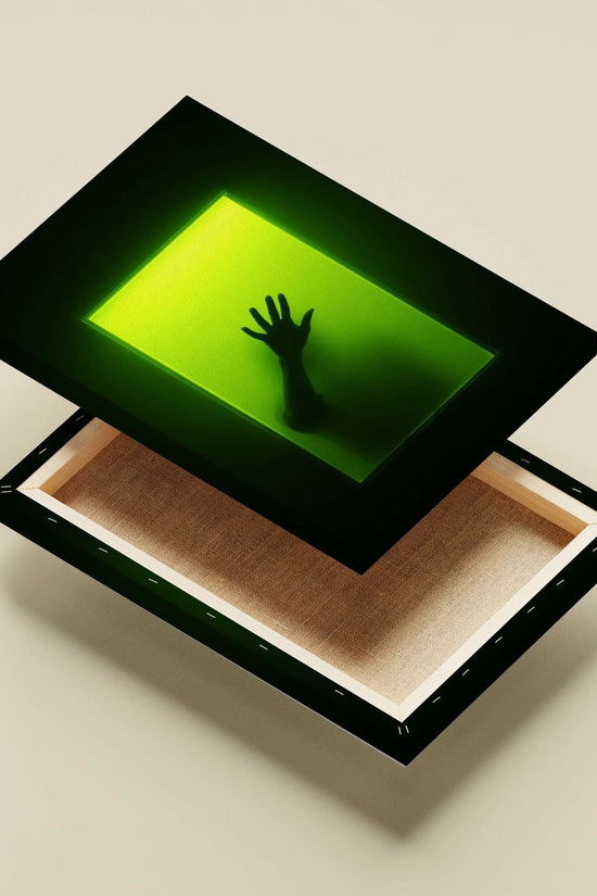 Human Hand Silhouette Main Subject: Human Hand Silhouette Canvas wall art — Art wall art India | PosterBoizz