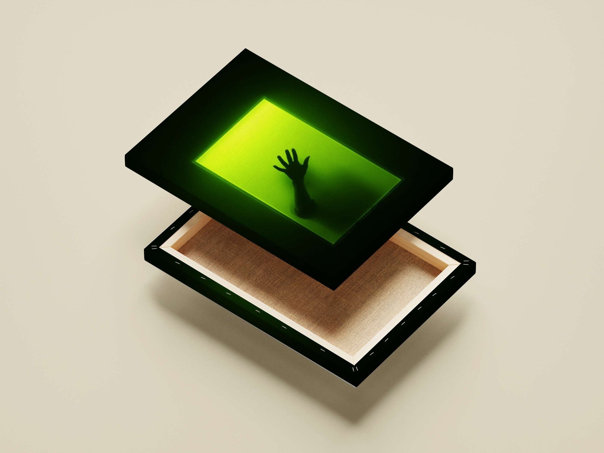 Human Hand Silhouette Main Subject: Human Hand Silhouette Canvas wall art — Art wall art India | PosterBoizz