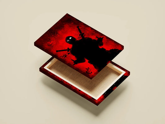 The Deadpool Poster: A Gritty, Red and Black Art Piece