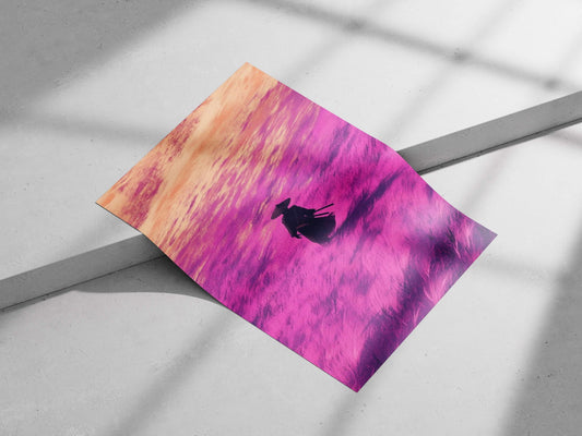 A samurai Main Subject: A samurai Matte poster print — Anime wall art India | PosterBoizz