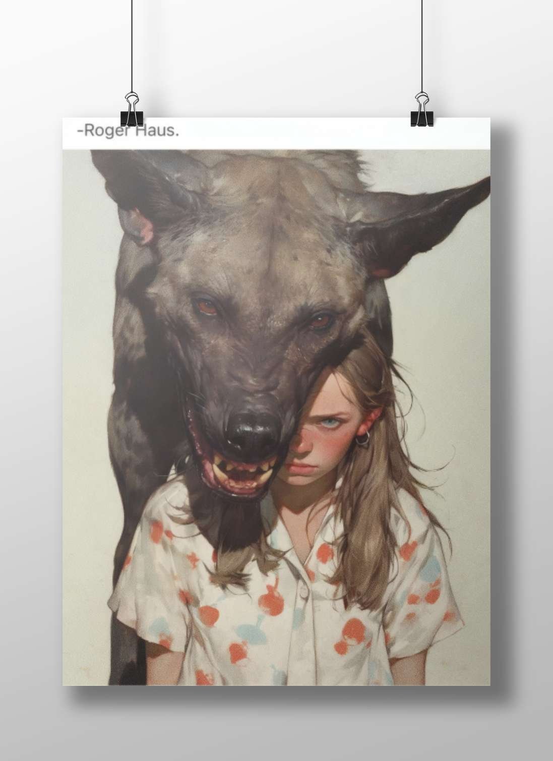 Roger Haus - Hyperrealism Poster