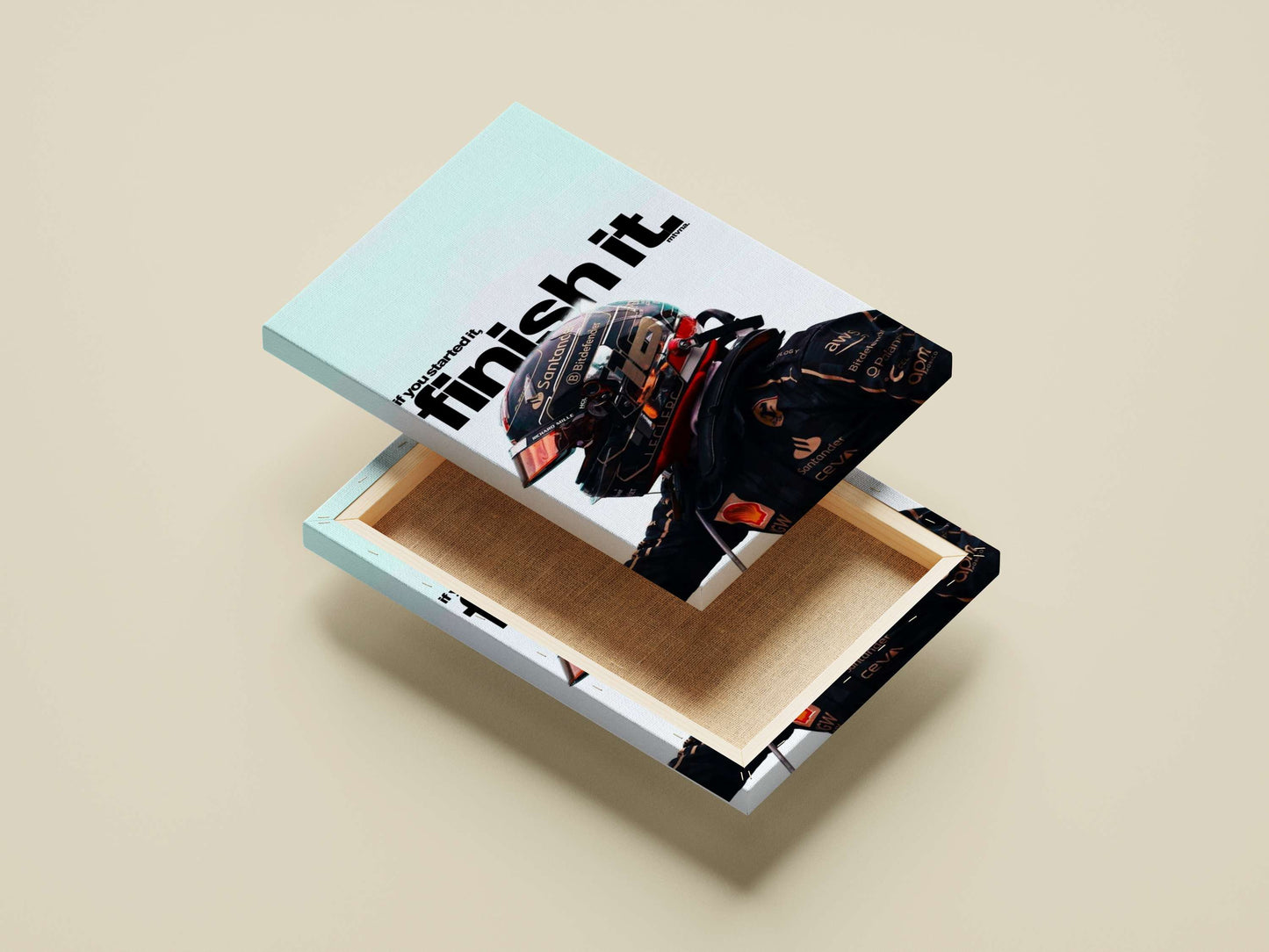 Lewis Hamilton F1 Racing Legend Minimalist Typography Poster – Race Winning Motivation Wall Art
