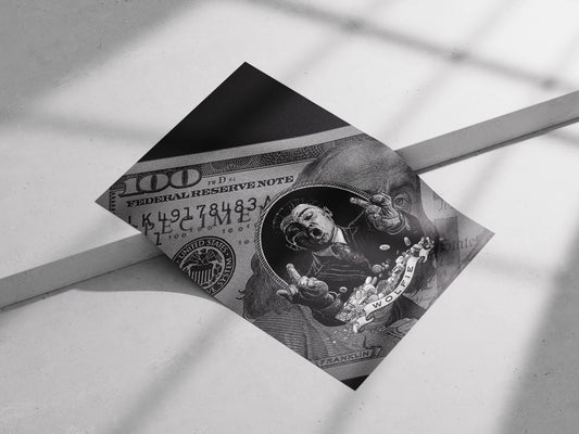 Jordan Belfort "Wolfie" Poster: A Gritty Art Print