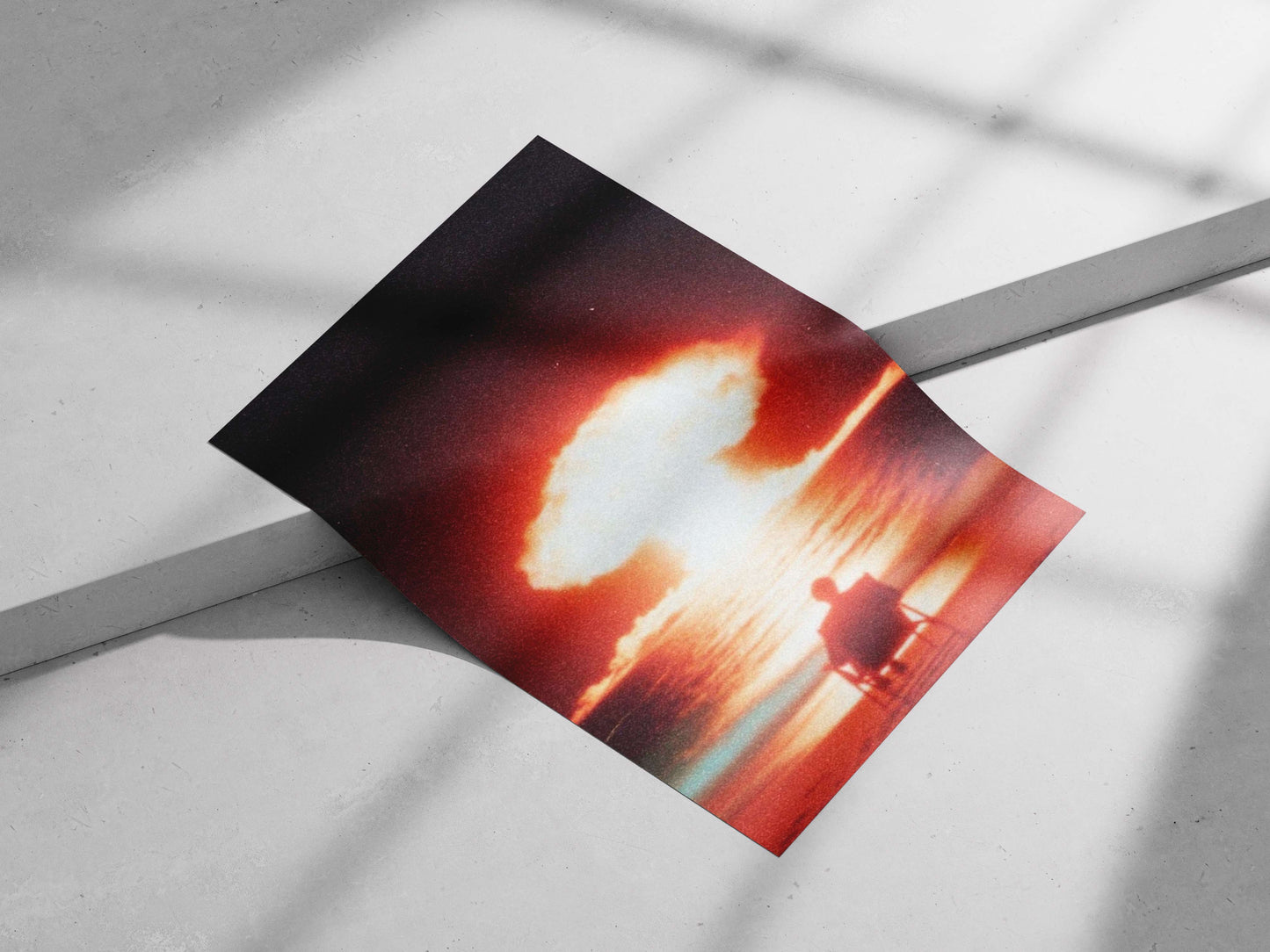 The Day After (1983) The Day After Apocalyptic Mushroom Cloud Post-Nuclear Explosion Poster – Historical