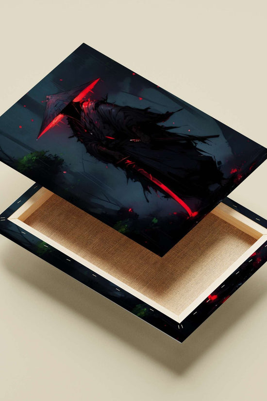 A stylized samurai-inspired warrior Musashi Miyamoto - Samurai Legend Poster
