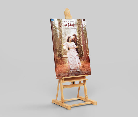 Laila Majnu Poster – Romantic Bollywood Love Story Wall Art | Imtiaz Ali Film Print | #PyaarMeinPaagal Design