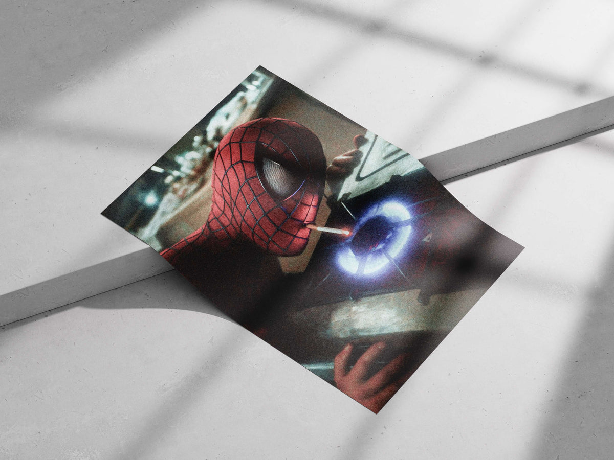 Peter Parker/Spider-Man Spider-Man 2002 Cinematic Action Poster – Dimensional Kitchen Scene Wall Art