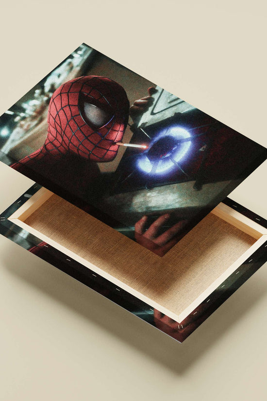 Peter Parker/Spider-Man Spider-Man 2002 Cinematic Action Poster – Dimensional Kitchen Scene Wall Art
