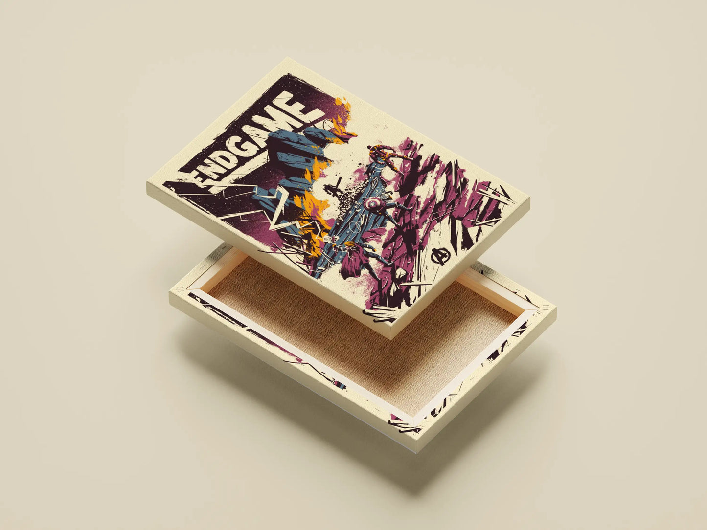 Retro Avengers: Endgame Poster | Abstract MCU Art Print | Marvel Collectibles