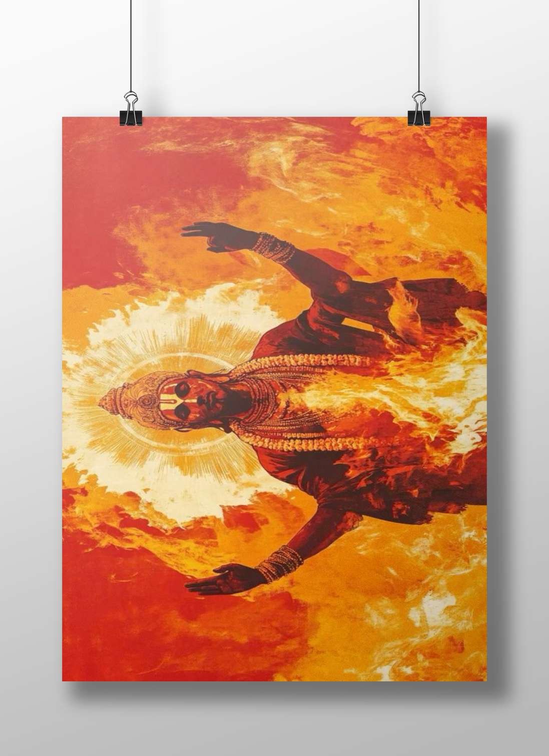 Lord Shiva (Hindu deity) Main Subject: Lord Shiva (Hindu deity) Matte BoizzBoard rigid print — Sanatan wall art India |
