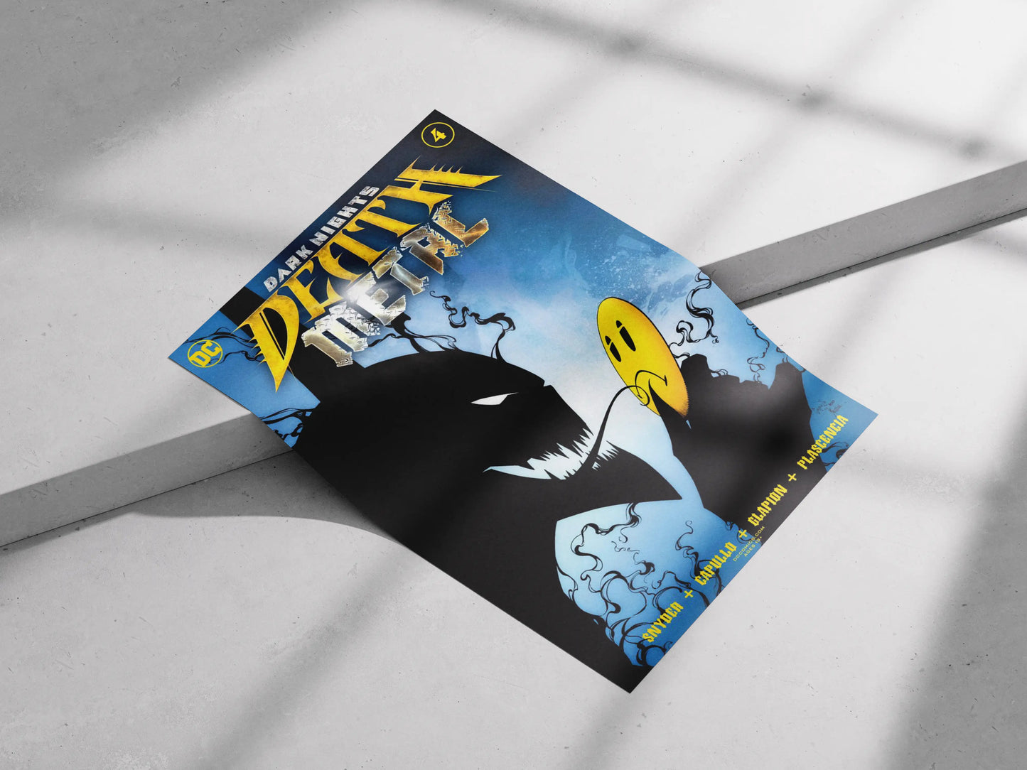 Batman Who Laughs Poster | Death Metal DC Villain Art Print | Dark Knight