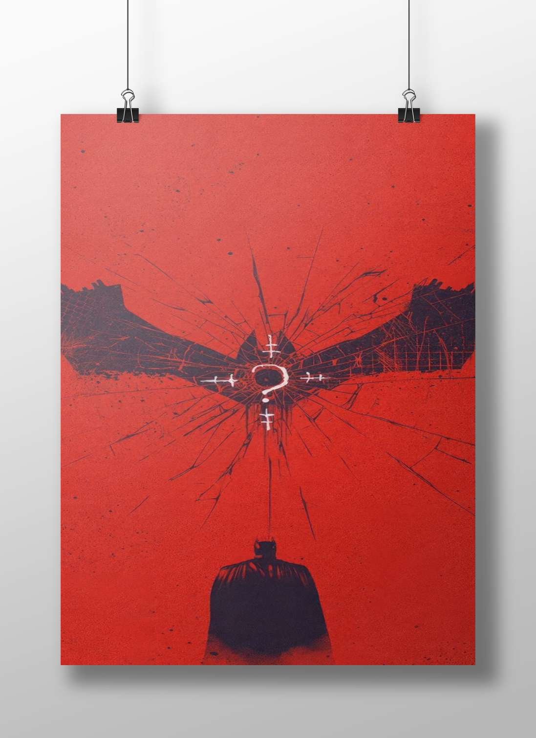Batman (DC Comics) Main Subject: Batman (DC Comics) Matte BoizzBoard rigid print — Superhero wall art India | PosterBoizz