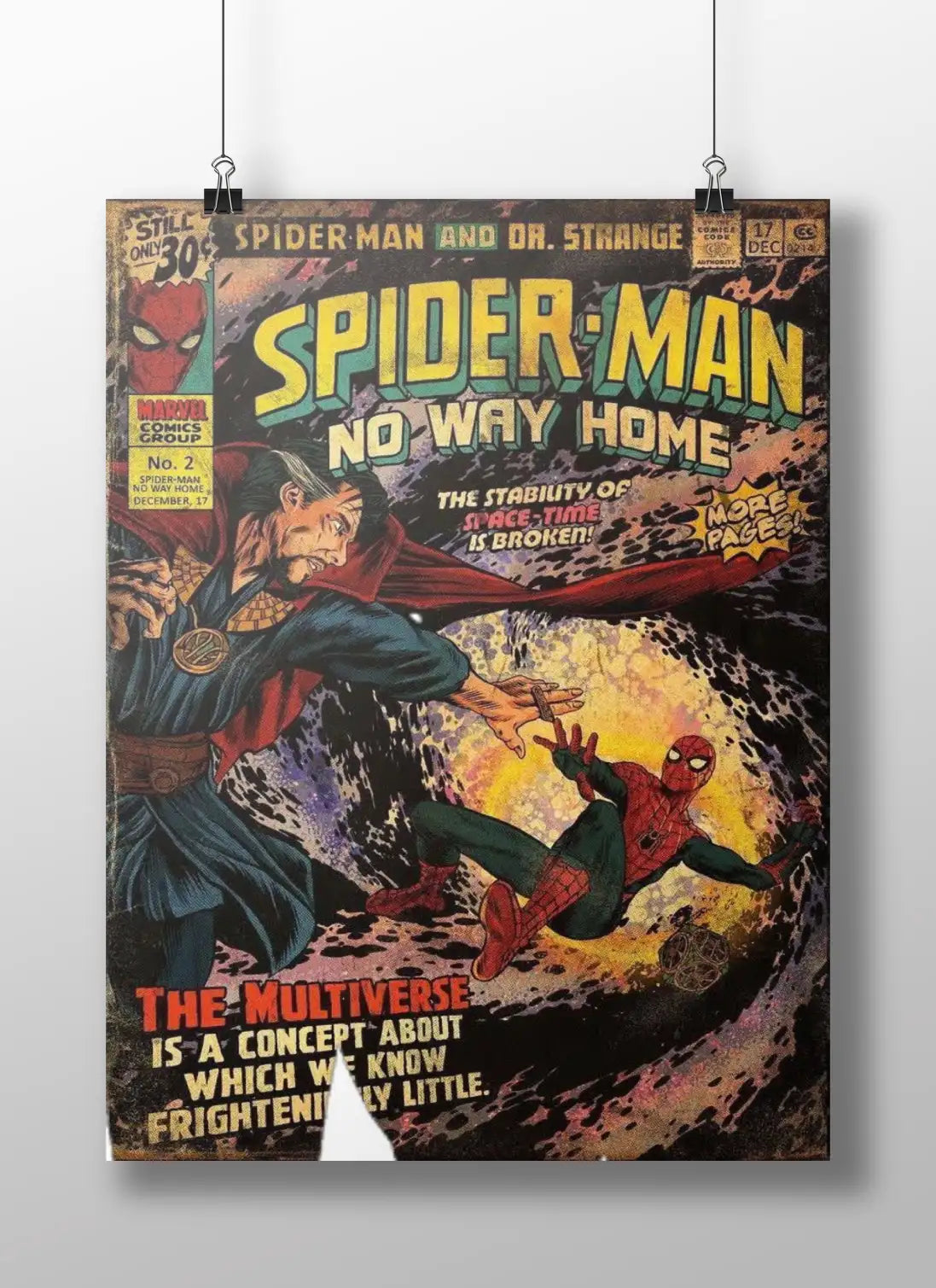 Dr. Strange vs. Spider-Man Multiverse Poster Art
