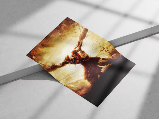 Eren Yeager from Attack on Titan Main Subject: Eren Yeager from Attack on Titan Matte poster print — Anime wall art India |