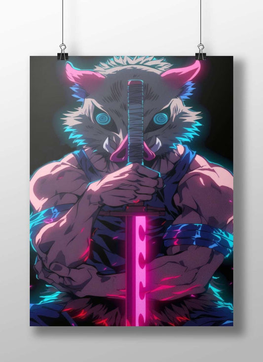 Demon Slayer (Kimetsu no Yaiba) demon character Tanjiro Kamado - Brave Vengeful Spirit Poster
