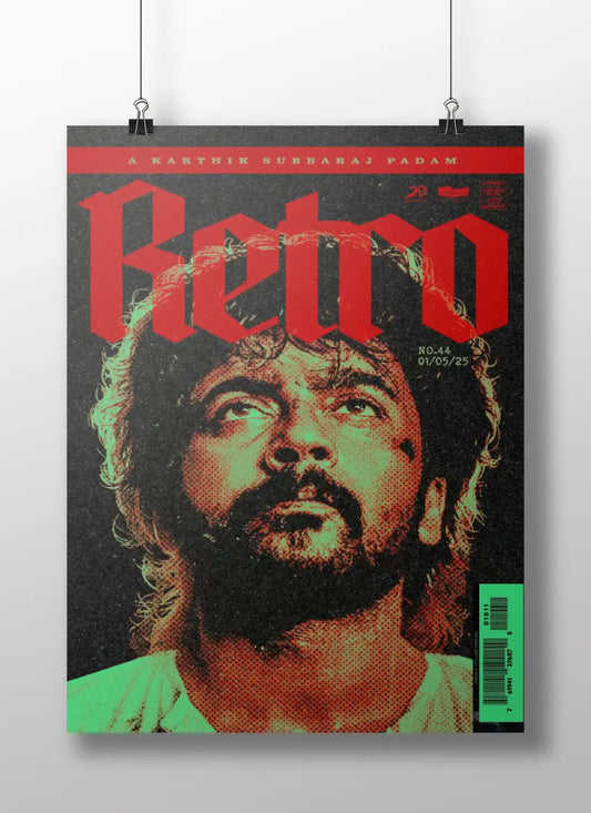 "Retro" Indian Cinema Style Poster - Padam Art