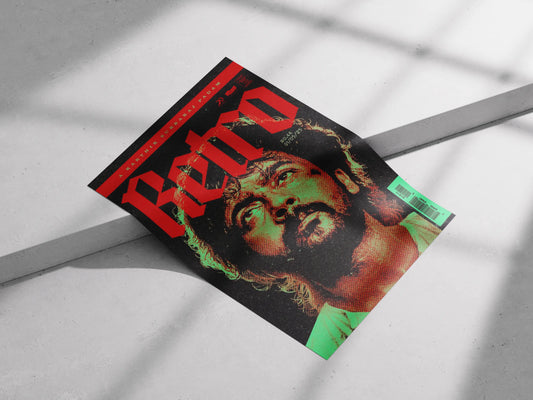 "Retro" Indian Cinema Style Poster - Padam Art