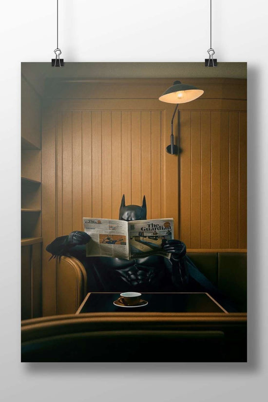 Batman (DC Comics character) Main Subject: Batman (DC Comics character) Matte BoizzBoard rigid print — Superhero wall art