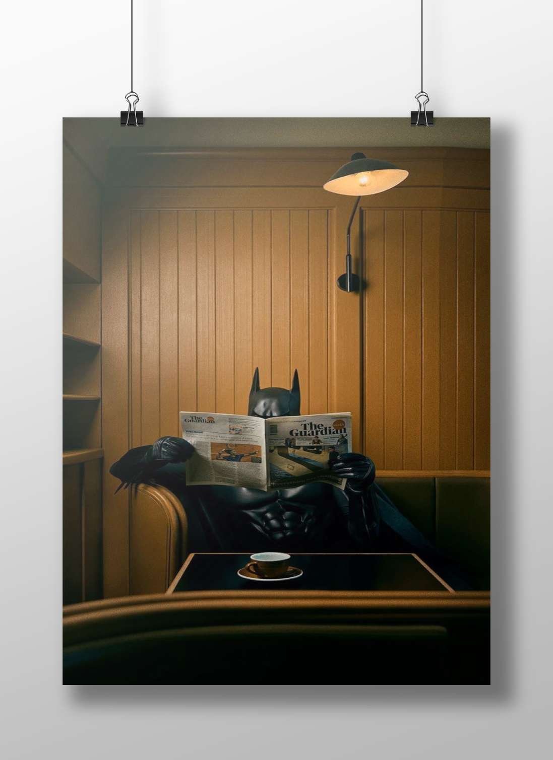 Batman (DC Comics character) Main Subject: Batman (DC Comics character) Matte BoizzBoard rigid print — Superhero wall art