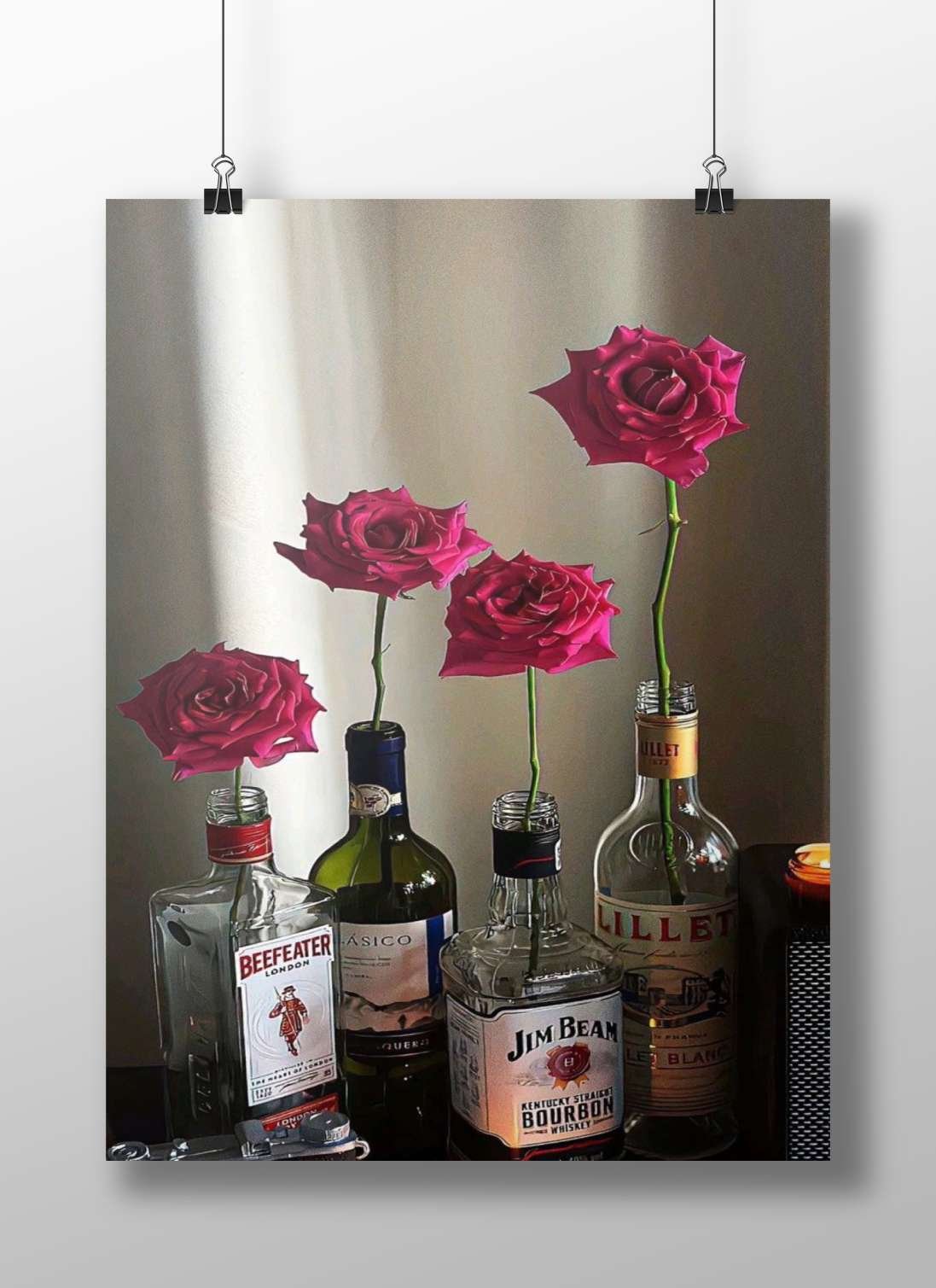 Contemporary Abstract Matte BoizzBoard rigid print — Art wall art India | PosterBoizz