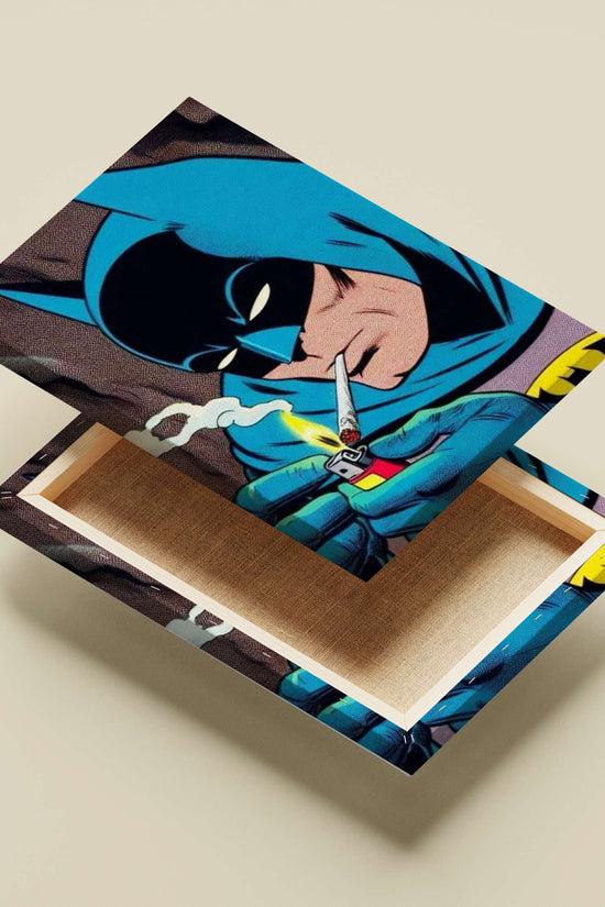 Batman Vintage Comic Book Brooding Poster – Dark Gotham Art Wall Art