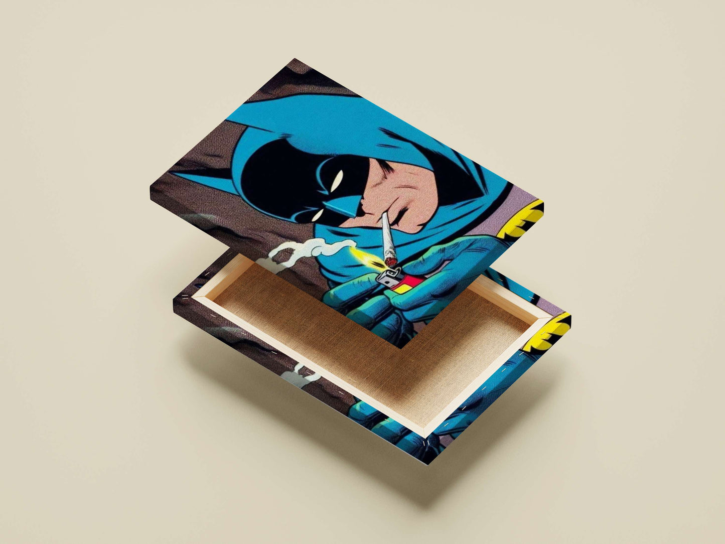 Batman Vintage Comic Book Brooding Poster – Dark Gotham Art Wall Art