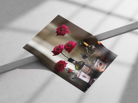 Contemporary Abstract Matte poster print — Art wall art India | PosterBoizz
